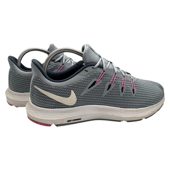 Nike Downshifter 8 Running Shoes Women’s 9.5 Gray Pink Lightweight Athleisure - Picture 3 of 16